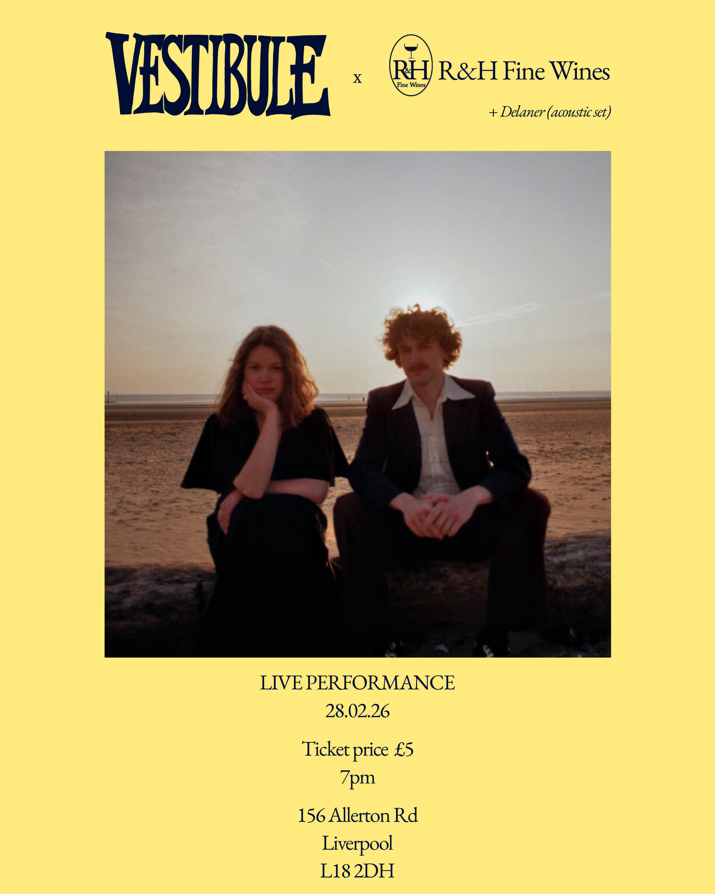 Vestibule // Live Performance //The Backroom at Allerton Rd Sat. Feb 28