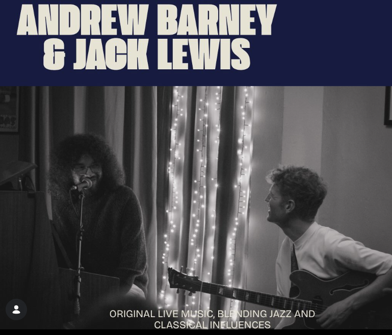 THE BACK ROOM // Andrew Barney & Jack Lewis Fri 12th June 7.30pm