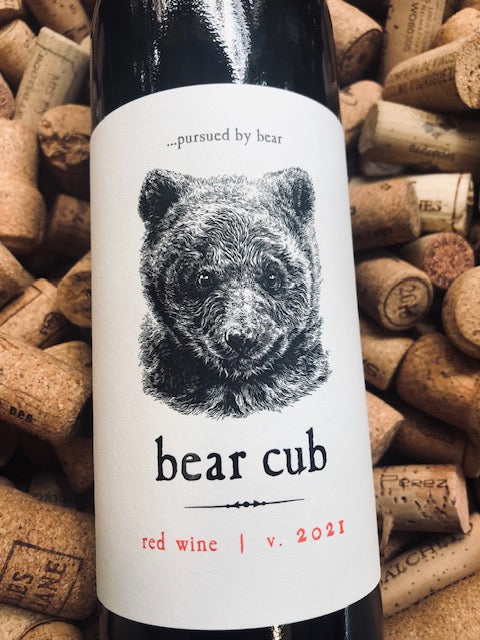 ...pursued by bear, bear cub