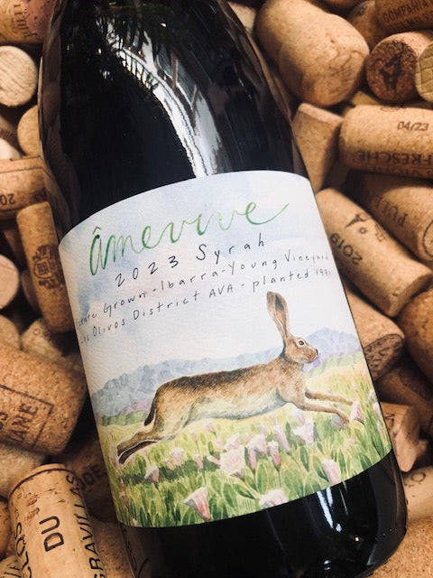 Amevive 2023 Estate Syrah - Ibarra-Young Vineyard